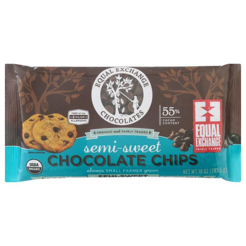 Equal Exchange Organic 55% Cacao Semi-Sweet Chocolate Chips 10 ea