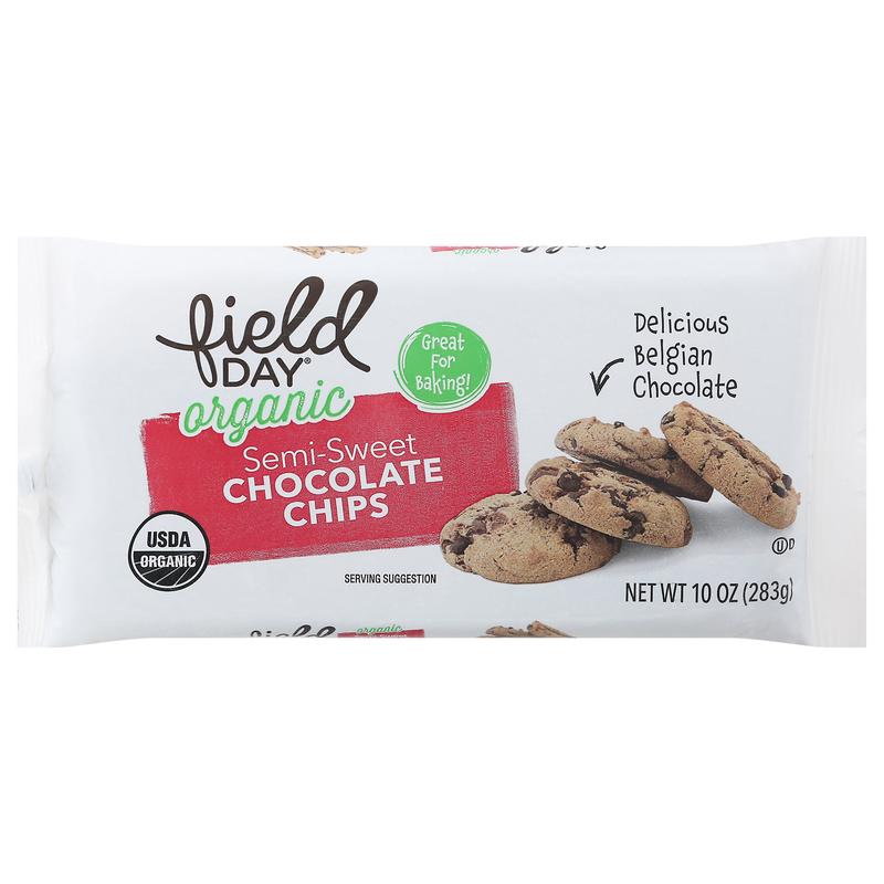 Field Day Semi-Sweet Organic Chocolate Chips 10 oz