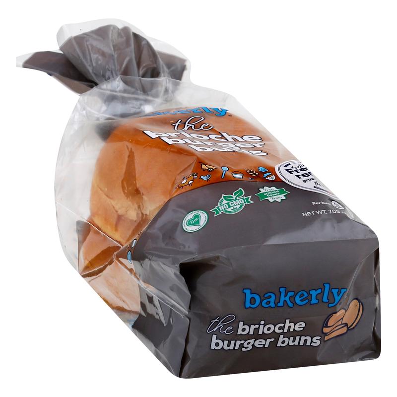 Bakerly Brioche Burger Buns 7.5 oz