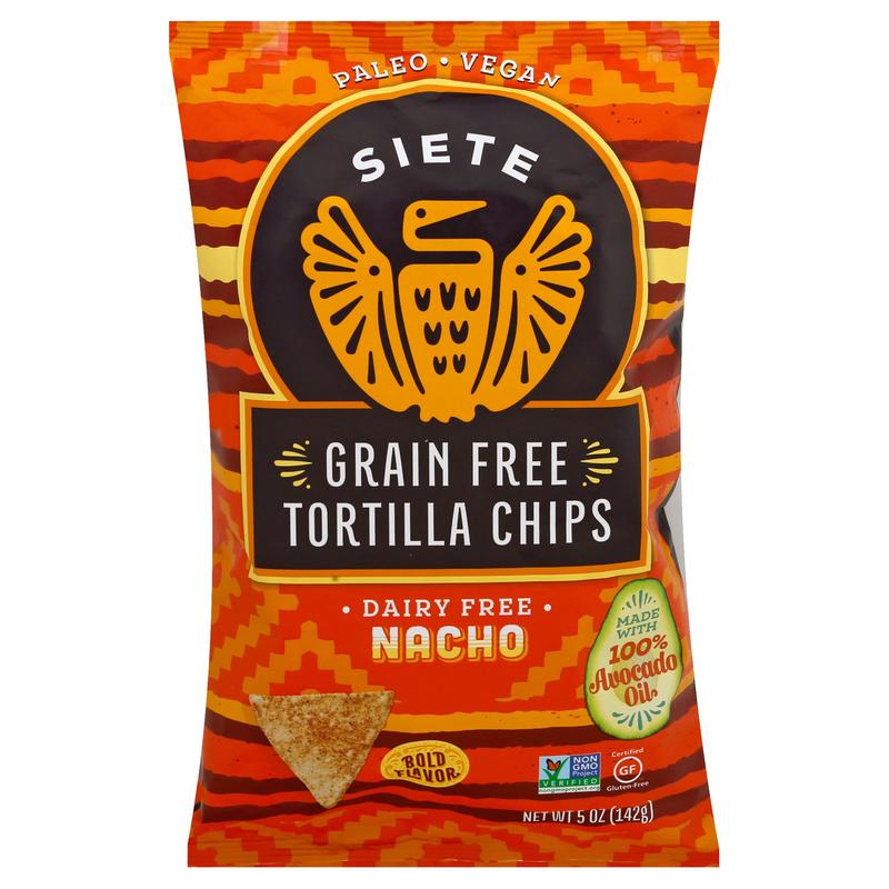 Siete Grain Free Nacho Tortilla Chips 5 oz
