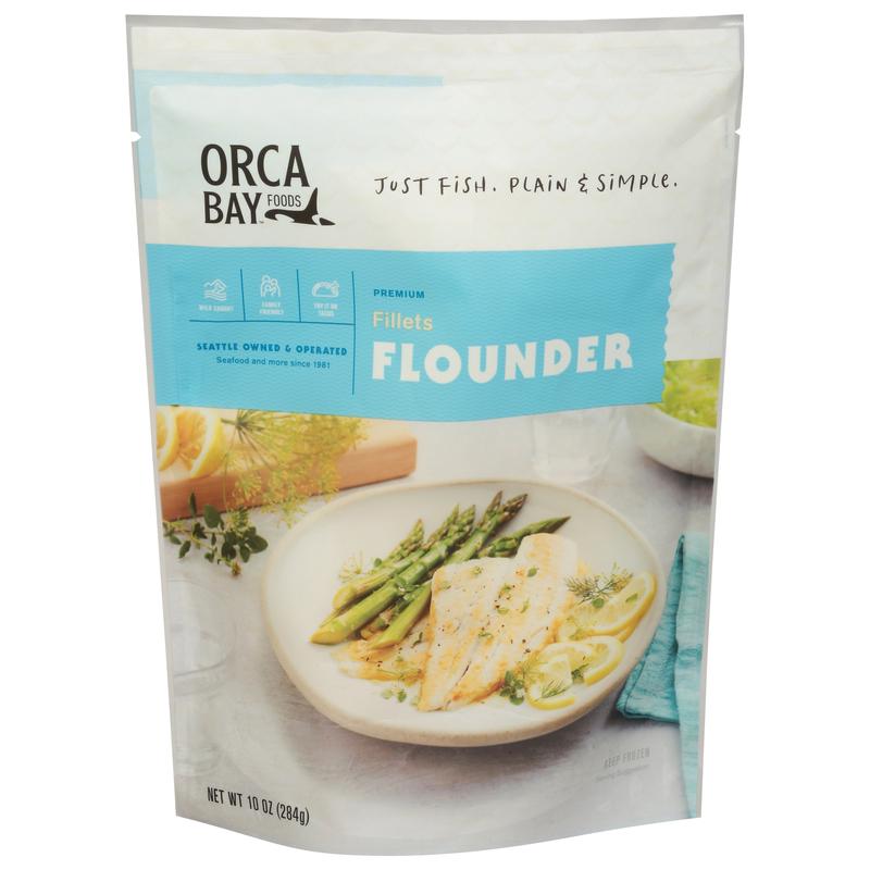 Orca Bay Foods Premium Fillets Flounder 10 oz