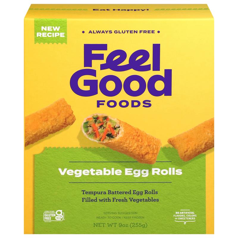 Feel Good Foods Vegetable Egg Rolls 9 oz
