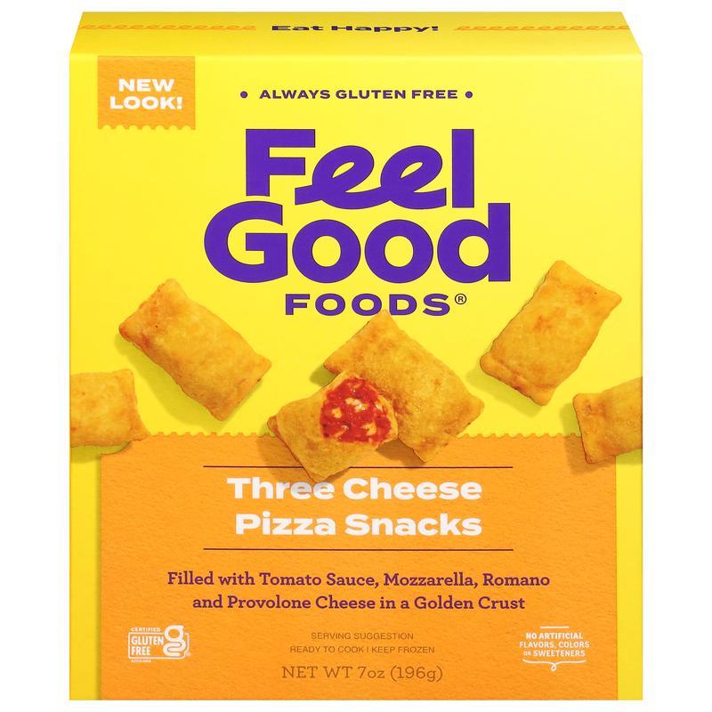 Feel Good Foods Three Cheese Pizza Snacks 7 oz