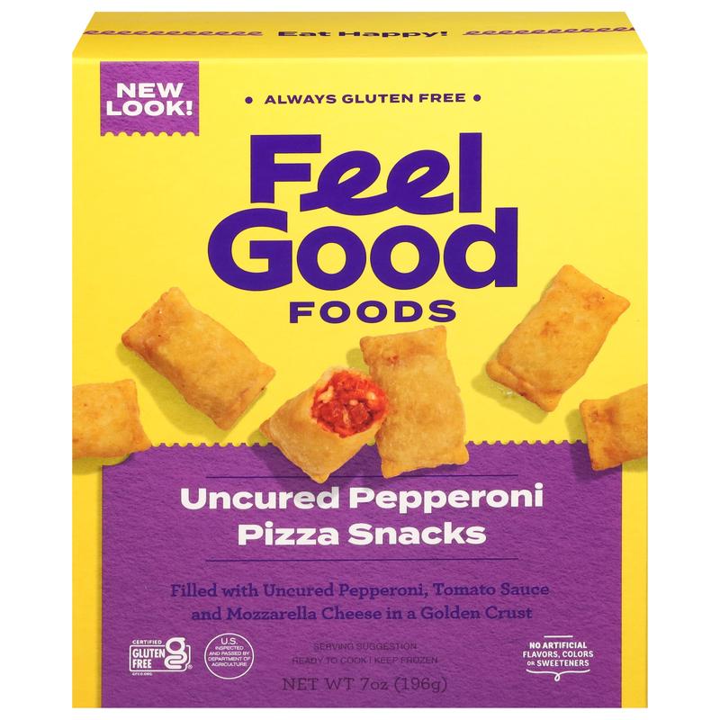Feel Good Foods Uncured Pepperoni Pizza Snacks 7 oz