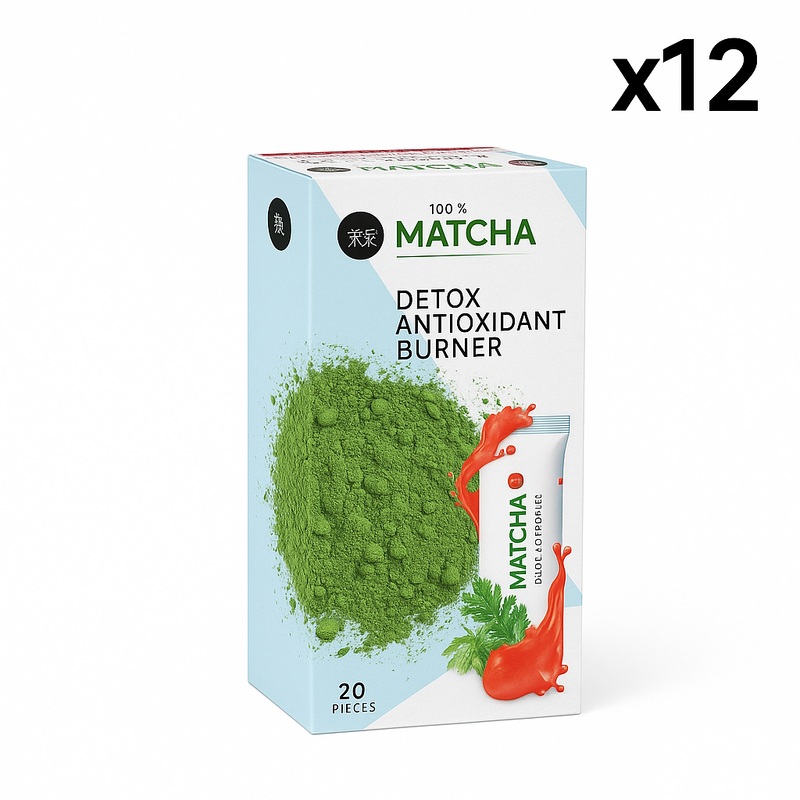 12 Boxes Matcha Premium Japanese Spade Original Japanese Tea