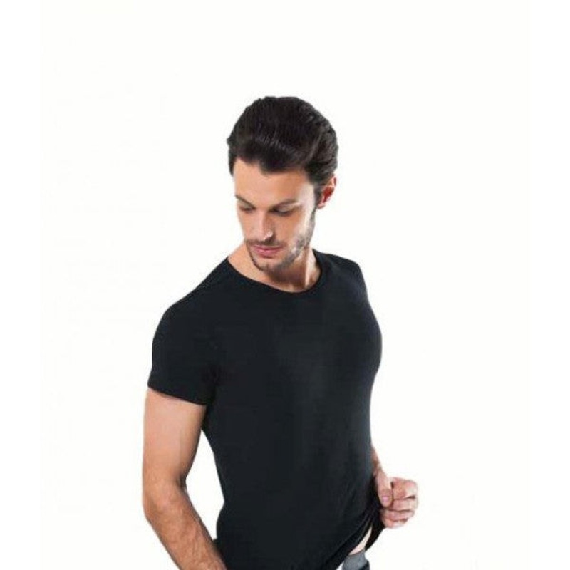 6 Pack Hmd Men's Short Sleeve Undershirt Colorful 508