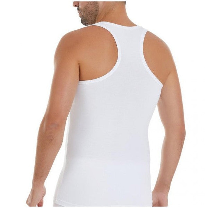6 Pieces Yldz Men's Lycra Sports Undershirt White 375