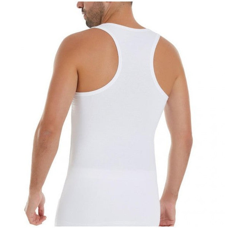6 Star Men's Bamboo Sports Undershirt White 490