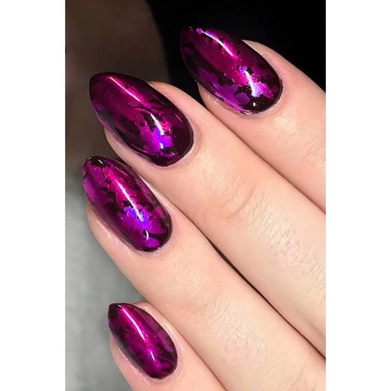 Color Hologram Transfer Nail Tattoo, Nail Sticker, Nail Tattoo, Nail Art