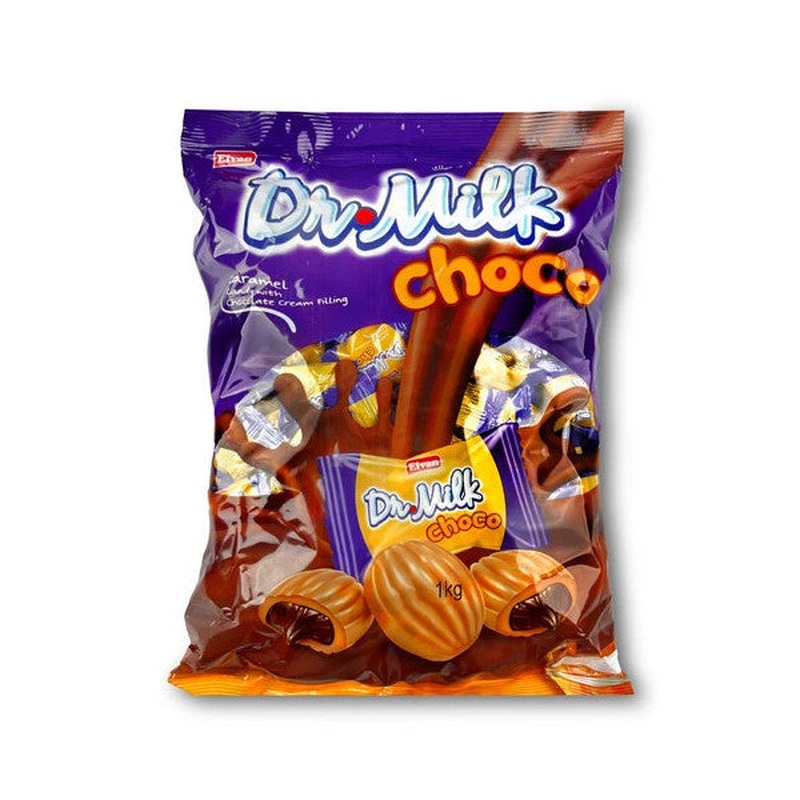 Dr. Milk Choco Caramel Candy 1000 Gr. (1 Bag)