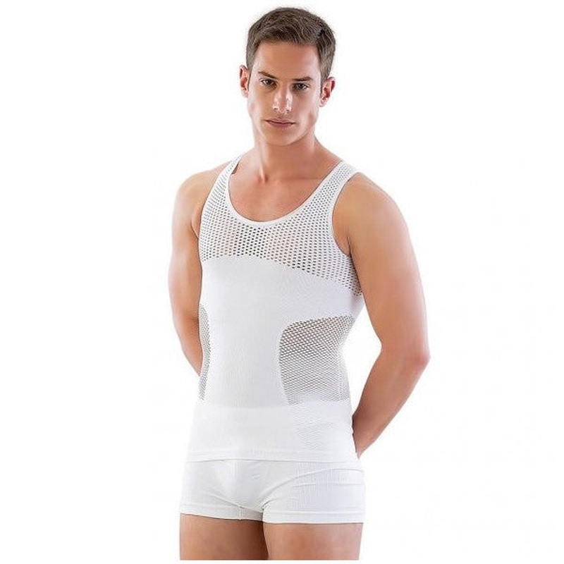 Emay Men's Corset Undershirt E1006
