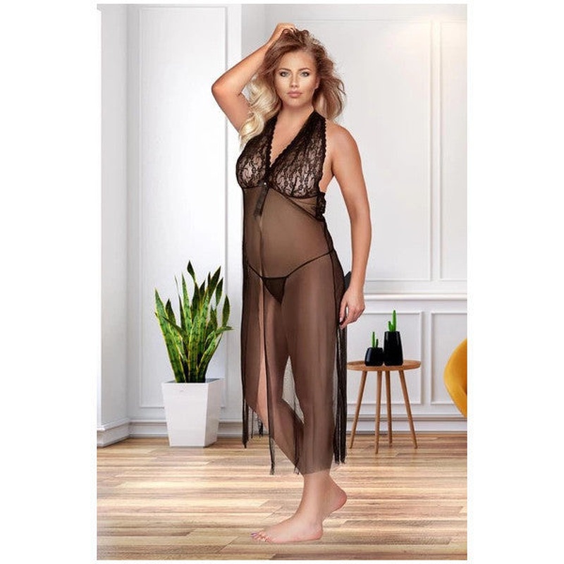 Miorre Big Size Long Nightgown-865
