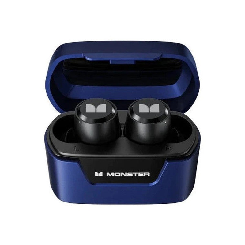 Monster Airmars Xkt05 Wireless Headphones Navy Blue