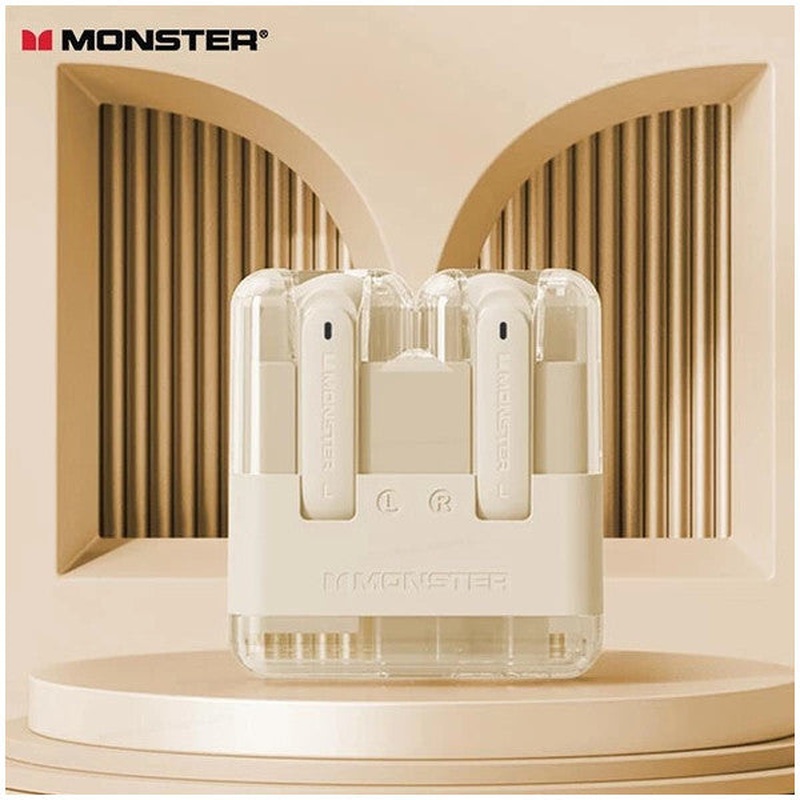 Monster Airmars Xkt12 Gaming Bluetooth Headset Beige