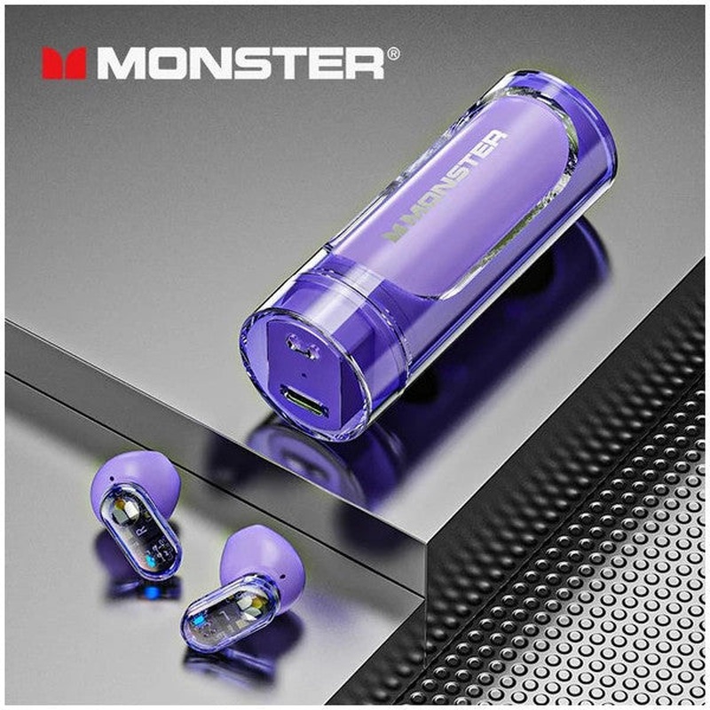 Monster Airmars Xkt13 Gaming Bluetooth Headset Purple