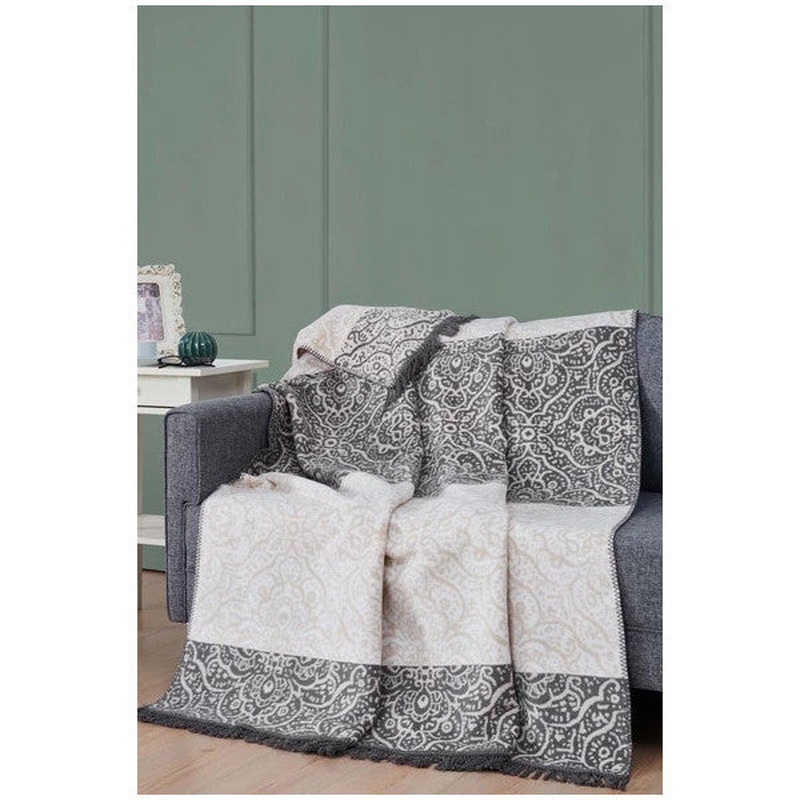 Antray Single Cotton Blanket Gray