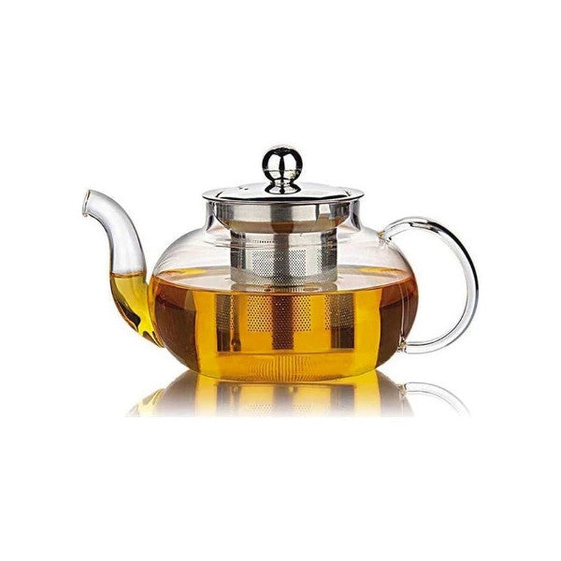 Glass Teapot With Steel Strainer 400 Cc
