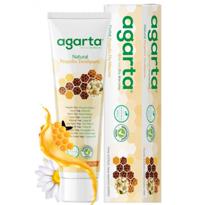 Natural Propolis Toothpaste 100 Ml/130 Gr + 20 Ml Argan Cream