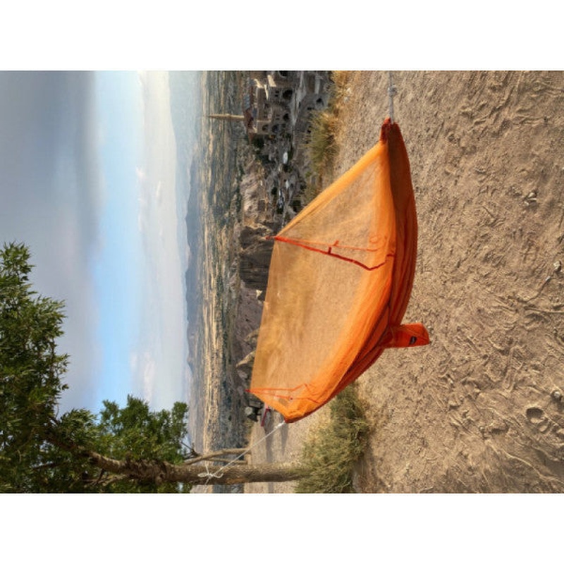 Orange Mosquito Net Hammock