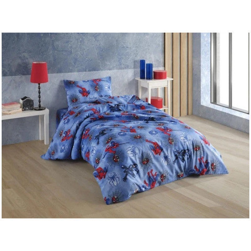 Spiderman Printed Single Duvet Cover Set