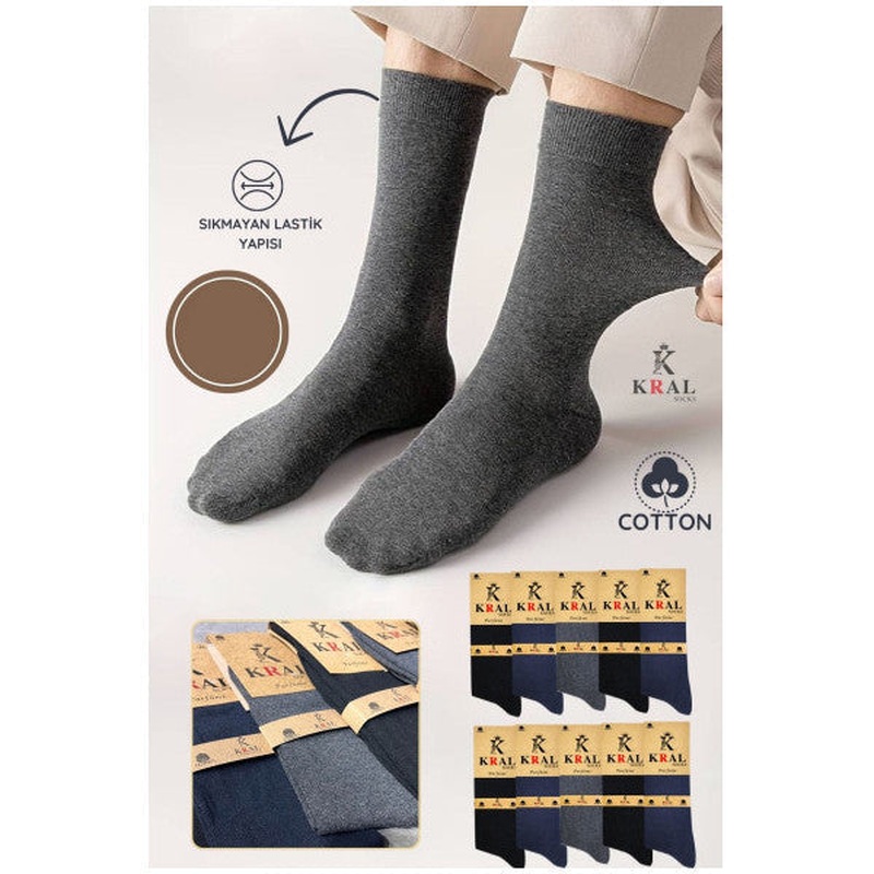 10 Pieces Summer Cotton Men's Medium Long Socks Perfumed