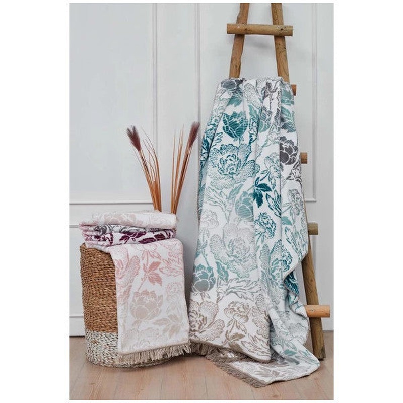 Amarente Single Cotton Blanket Blue