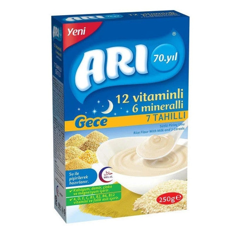 Ar Mama 12 Vitamin 6 Mineral 7 Grain Milk Rice Night 200 Gr