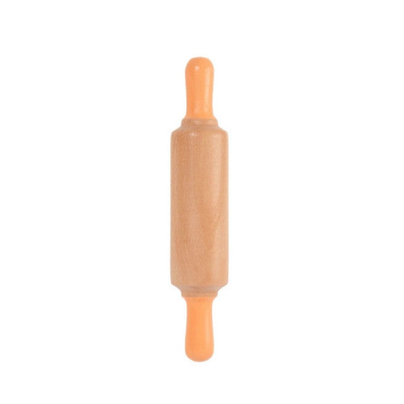 Childgen Mini Wooden Rolling Pin-Orange