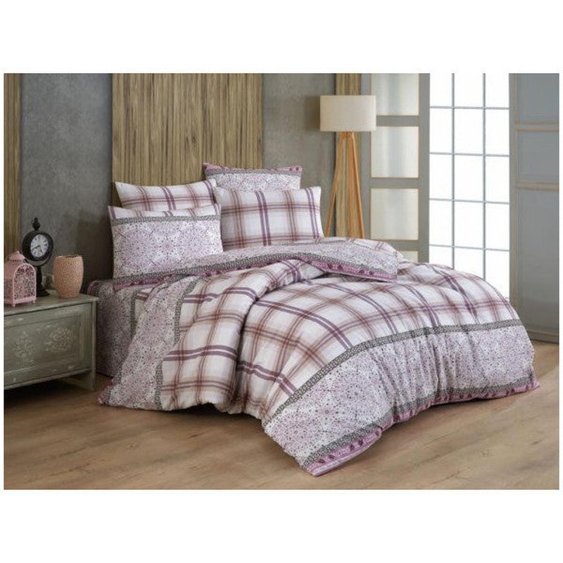 Dowry Land Piroska Double Duvet Cover Set Lilac