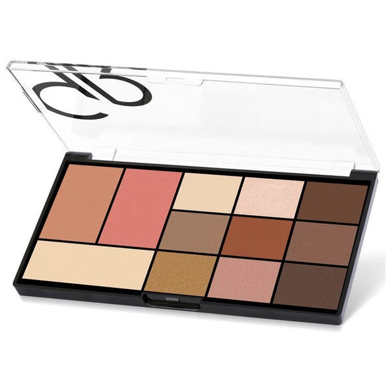 Golden Rose Face & Eye Palette - City Style Face & Eye Palette No01 Warm Nude