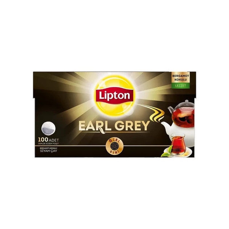 Lipton Earl Grey Teapot Tea Bag Bergamot 3.2 G X 100 Pieces X 6 Packs