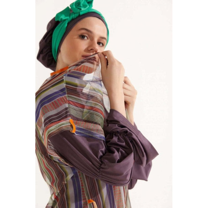 Colorful Stripes Beach Dress