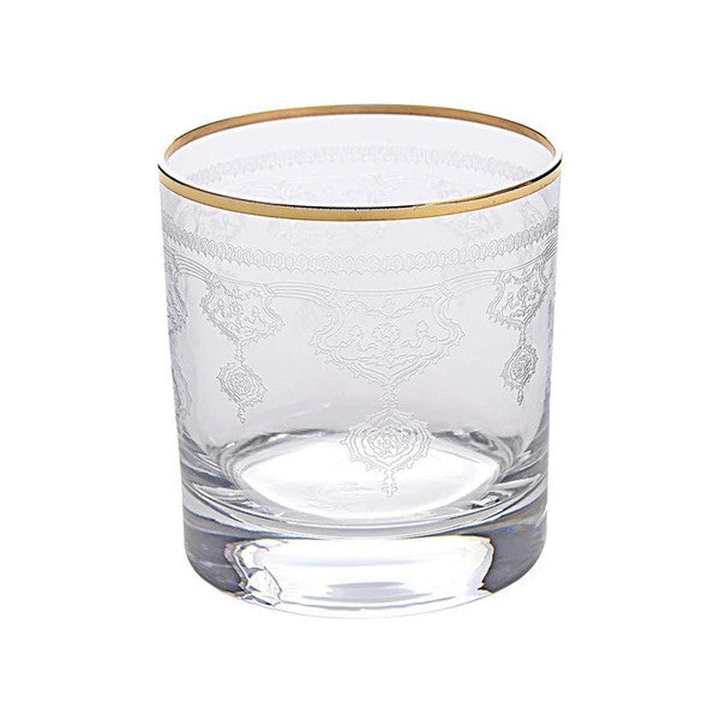 Decorium Whiskey Glass 6 Prc Harmony Gold M00624-Ks