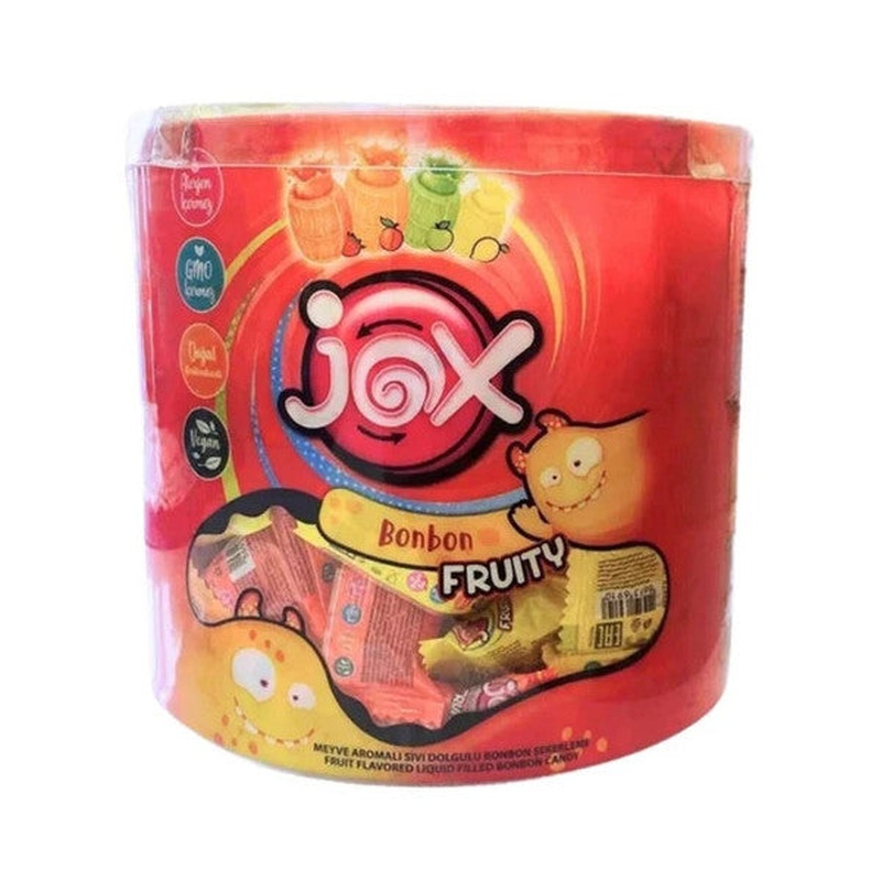 Jox Fruity Bonbon Fruit Flavored Liquid Filled Bonbon Candy (5 G X 200 Pieces)