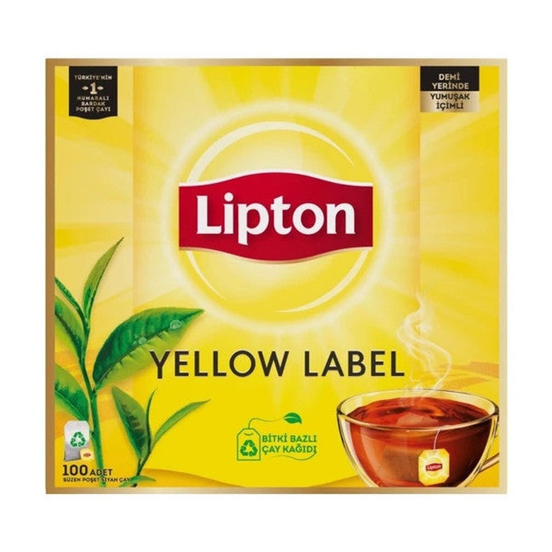 Lipton Yellow Label Tea Bag Cup 100 Pack X 3 Pack