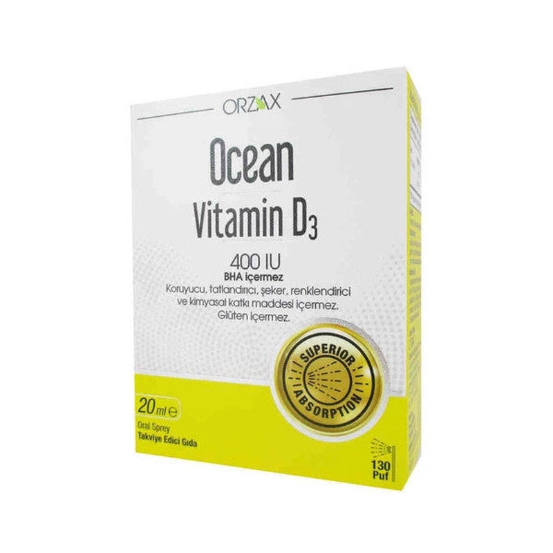 Ocean Vitamin D3 400 Pcs Oral Spray 20Ml