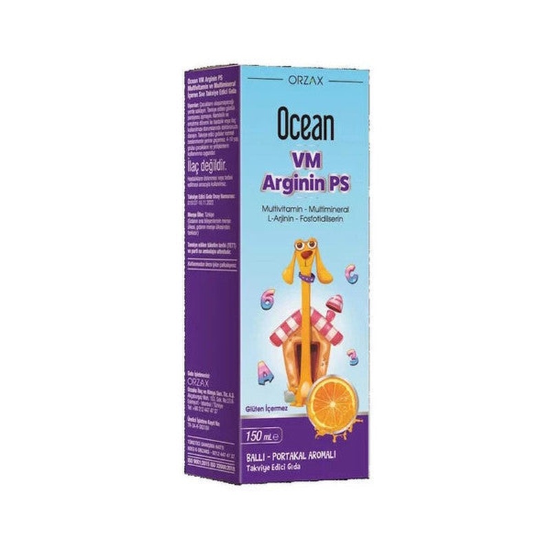 Ocean Vm Arginine Ps 150Ml Honey Orange Flavored