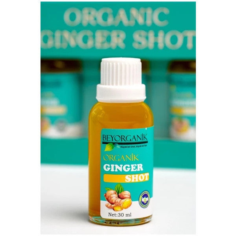 Organic Ginger Shot (7Pcsx30Ml) Glass Bottle