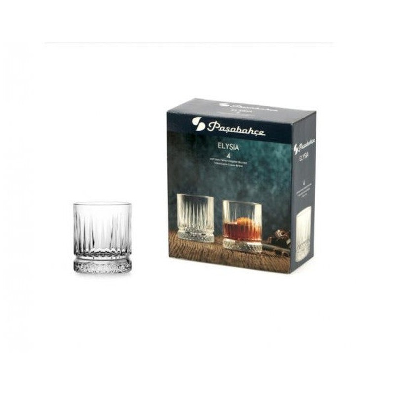 Pasabahce 520004 Elysia 4-Piece Soft Drink Glass - 355Cc