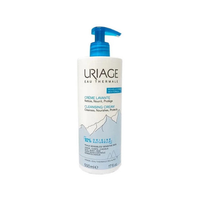 Uriage Creme Lavender Face Body Hair Cleansing Cream 500Ml