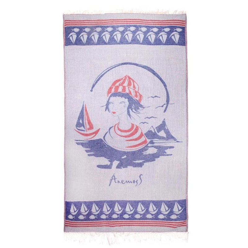 Anemoss Sailor Girl Peshtemal 100X180 Cm