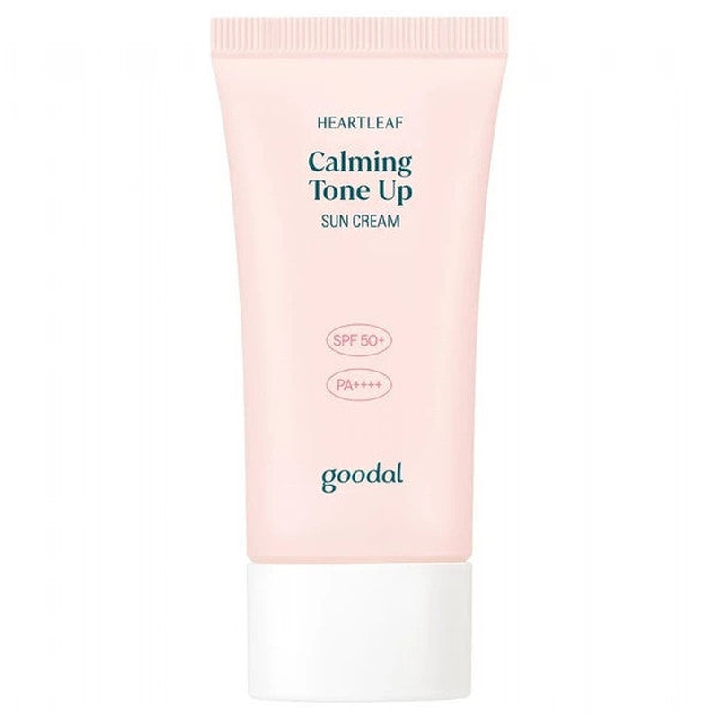 Goodal Heartleaf Calming Tone Up Sun Cream - Houttuynia Cordata Extract Hybrid Filter Tone-Up Sun Cream Spf50+ Pa++++
