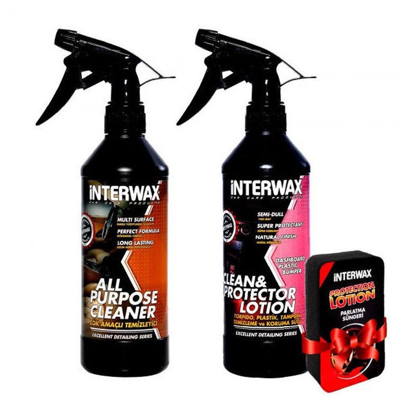 Interwax 2-Set Upholstery Cleaning And Dashboard Cleaning Milk 500 Ml