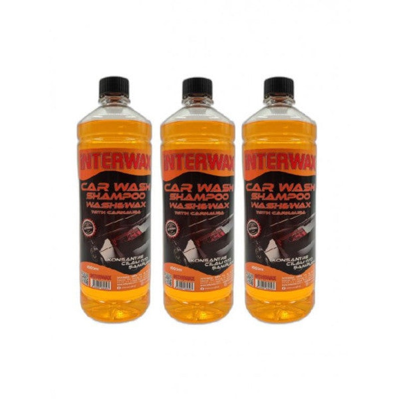 Interwax 3 Pieces - Polished Car Shampoo 1L
