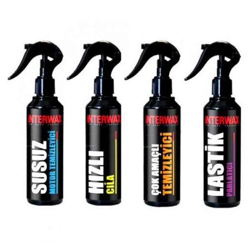 Interwax 4-Piece Car Care Set 230 Ml