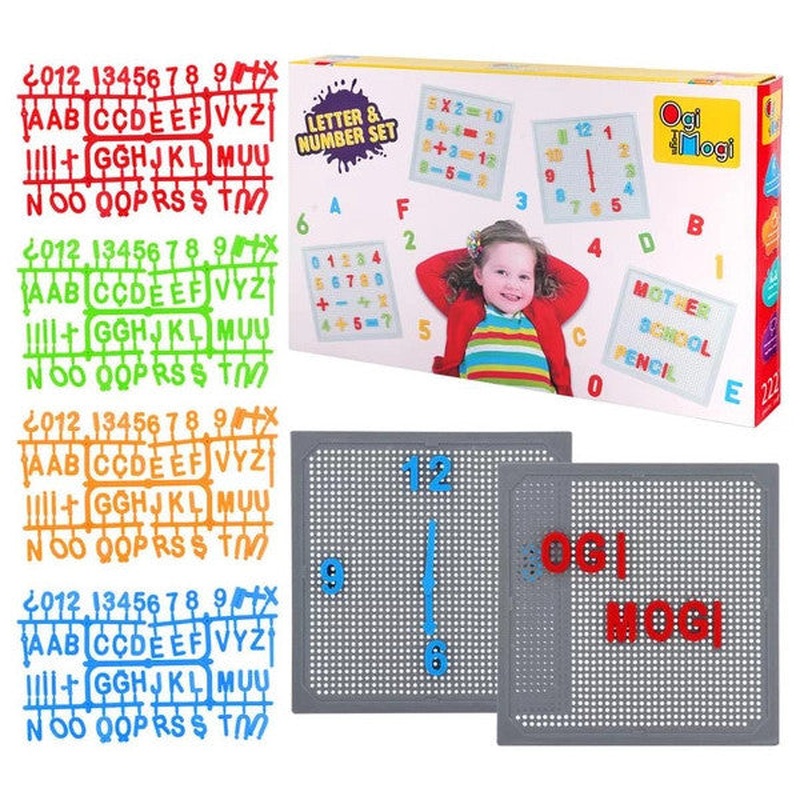 Ogi Mogi Toys Letter And Number Set 220 Pieces