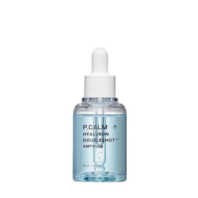 P.calm Hyaluron Doubleshot Ampoule - Hydrating And Plumping Hyaluronic Acid Ampoule
