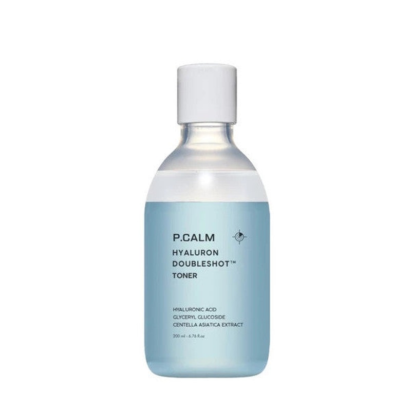 P.calm Hyaluron Doubleshot Toner - Hydrating And Plumping Hyaluronic Acid Toner