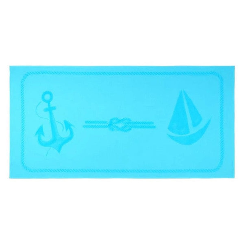 Anemoss Sailing Beach Towel Turquoise 140X70 Cm