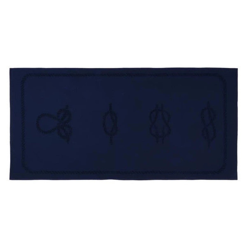 Anemoss Sailor's Ties Beach Towel Navy Blue 140X70 Cm